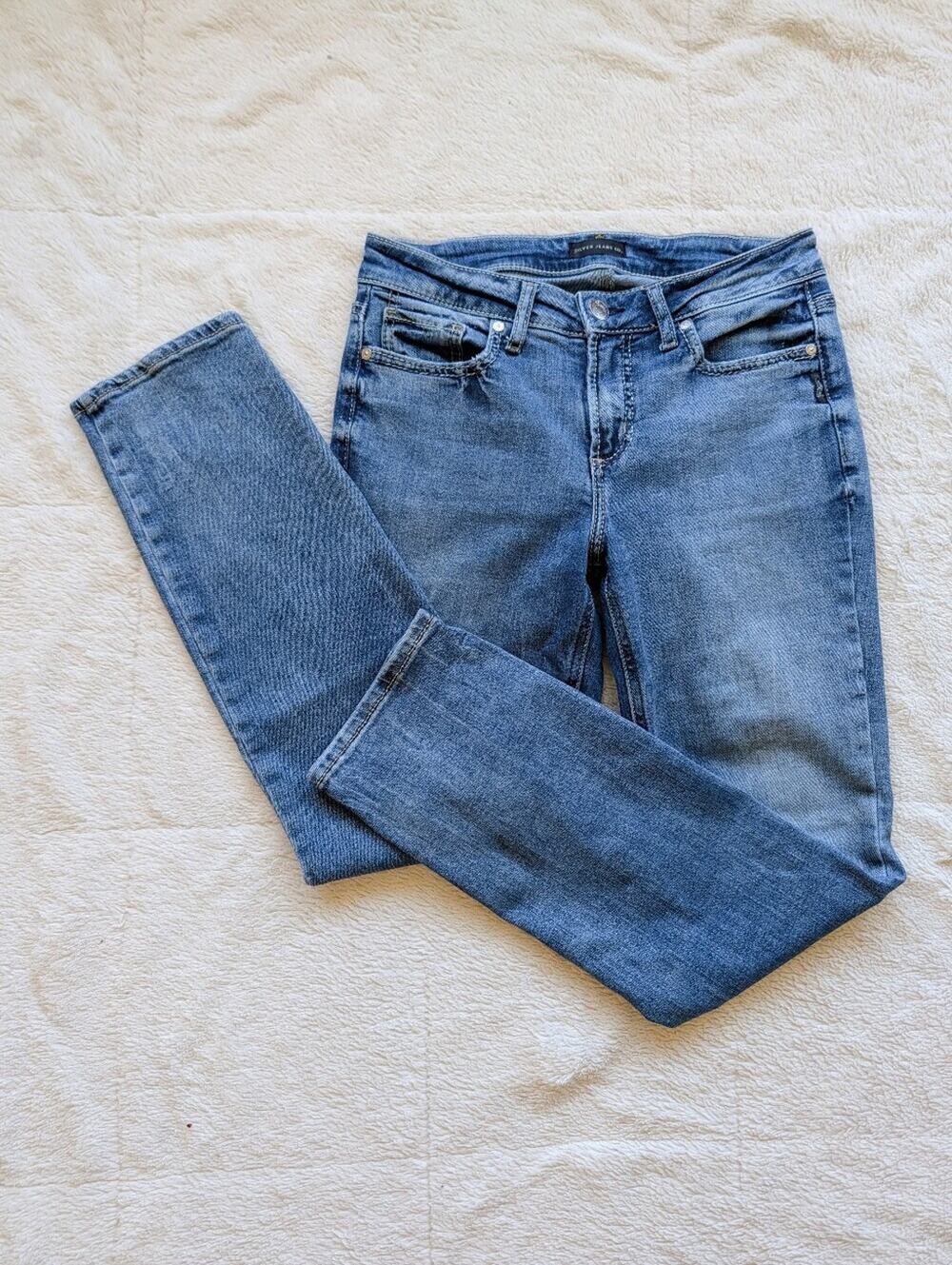 Silver Jeans Suki Midrise‎ Straight Leg Jeans